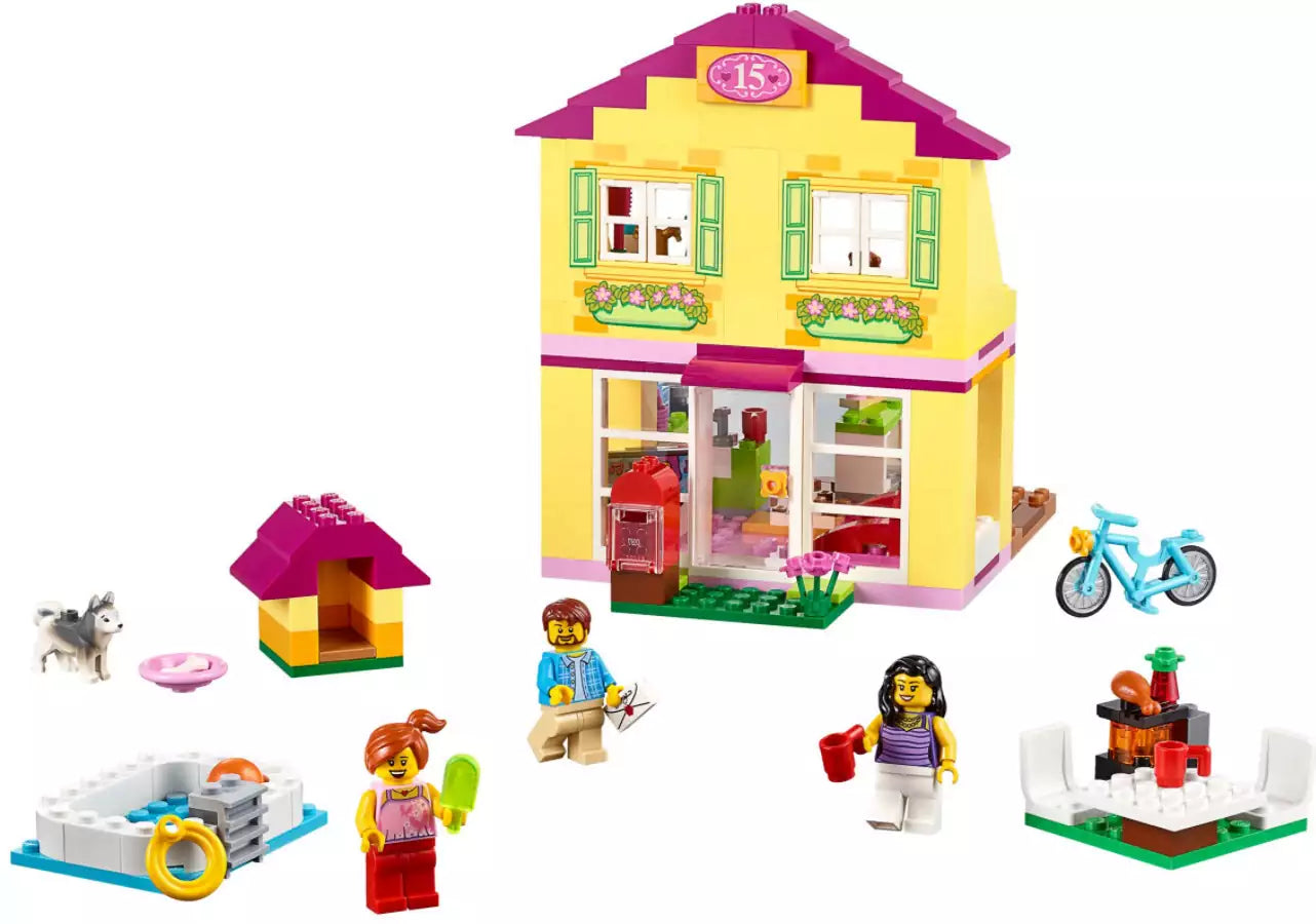 Inhalt: LEGO Juniors 10686 Einfamilienhaus