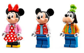Minifiguren: LEGO Disney 10778 Micky, Minnie und Goofy auf dem Jahrmarkt