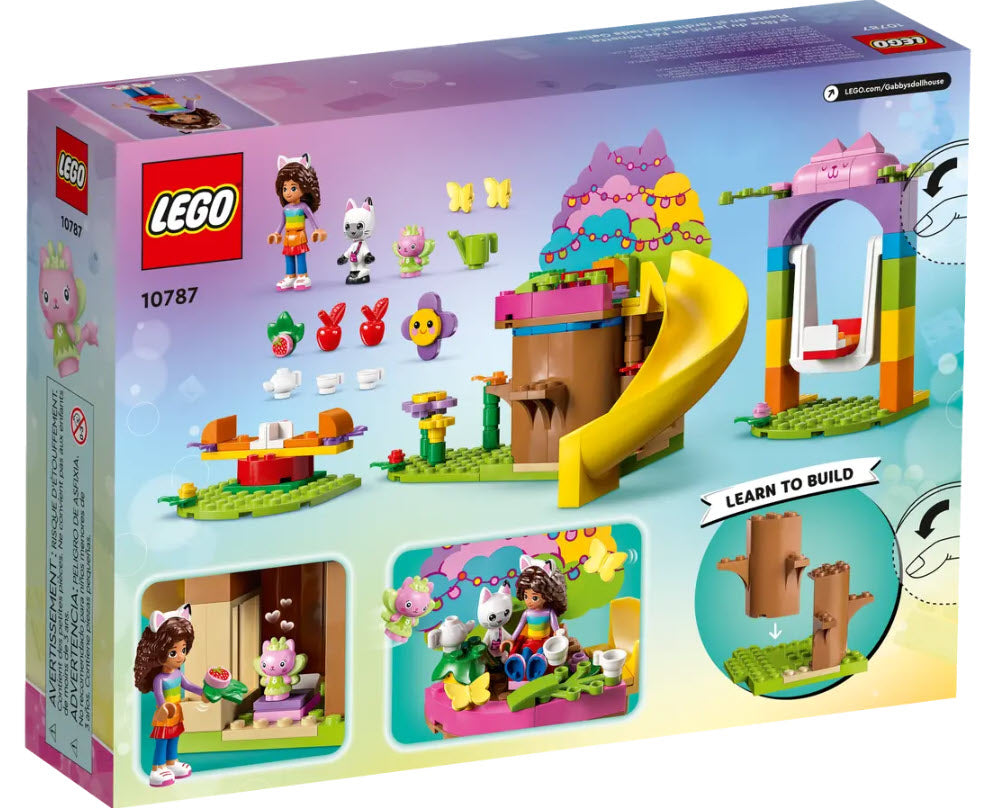 Box Rückansicht: LEGO Gabby's Dollhouse 10787 Kitty Fees Gartenparty