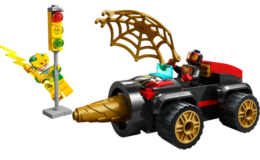 Inhalt: LEGO Super Heroes 10792 Spideys Bohrfahrzeug