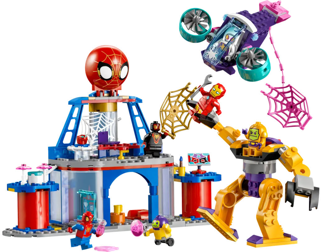 Inhalt: LEGO Super Heroes 10794 Das Hauptquartier von Spideys Team