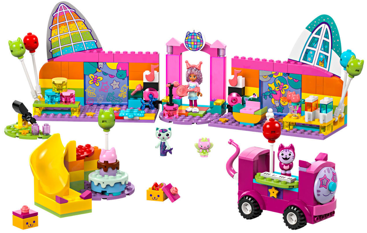 Inhalt: LEGO Gabby's Dollhouse 10797 Gabbys Partyraum