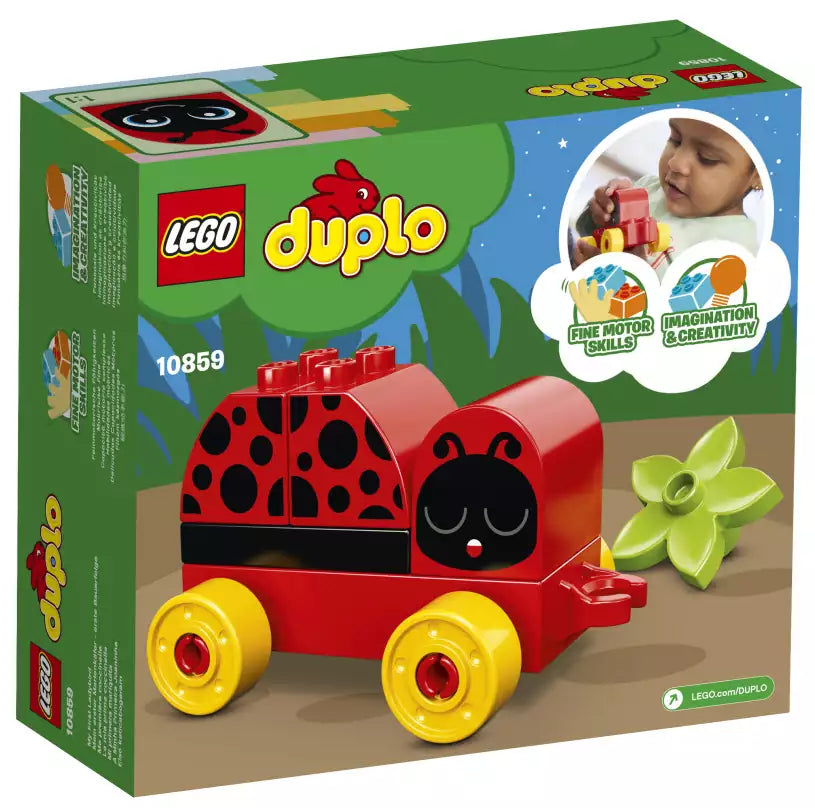 Box Rückansicht: LEGO DUPLO 10859 Mein erster Marienkäfer - erste Bauerfolge