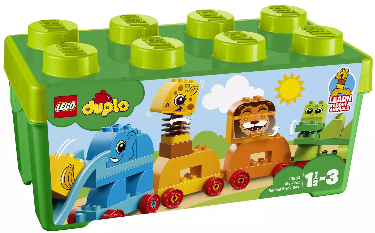 LEGO DUPLO 10863 Meine erste Steinebox mit Ziehtieren
