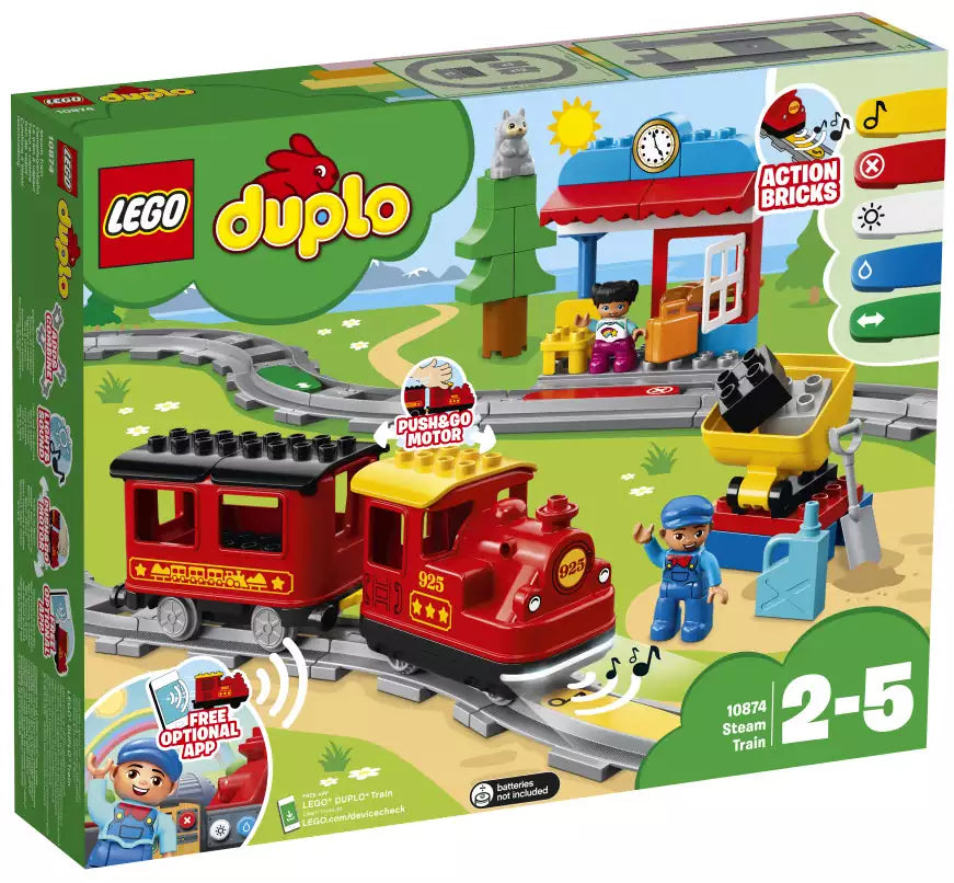 LEGO DUPLO Eisenbahn 10874 Dampfeisenbahn
