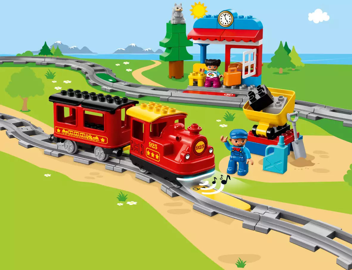 Detail 1: LEGO DUPLO Eisenbahn 10874 Dampfeisenbahn