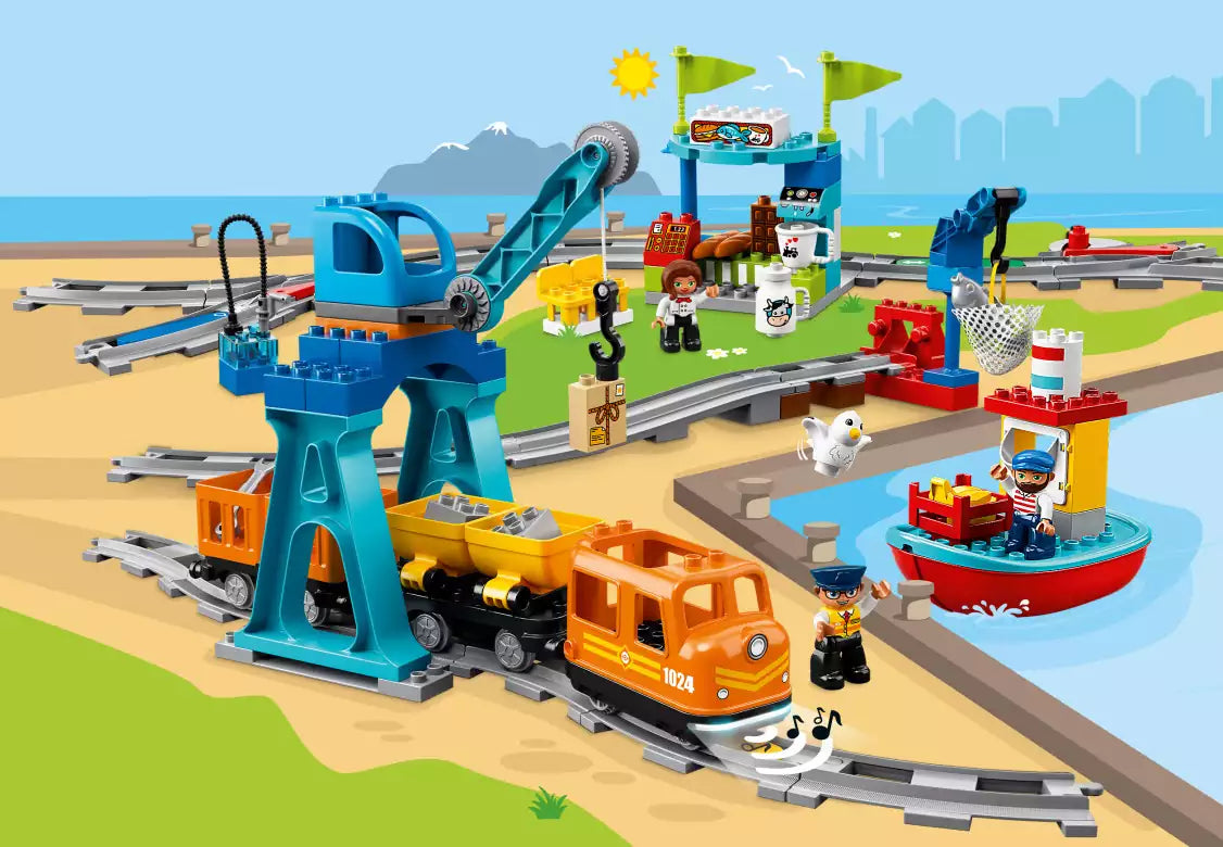Detail 1: LEGO DUPLO Eisenbahn 10875 Güterzug