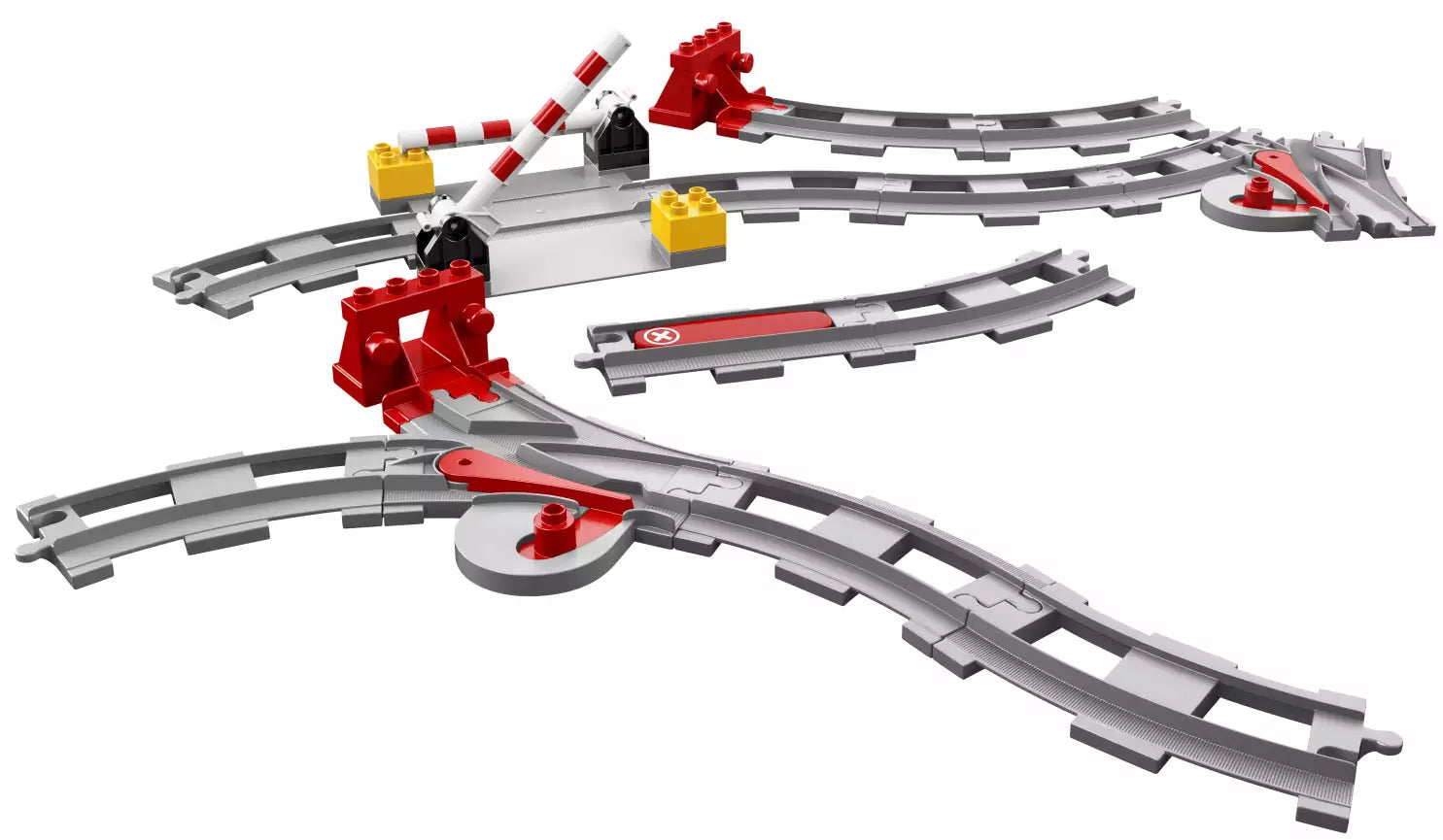 Inhalt: LEGO DUPLO Eisenbahn 10882 Eisenbahn Schienen
