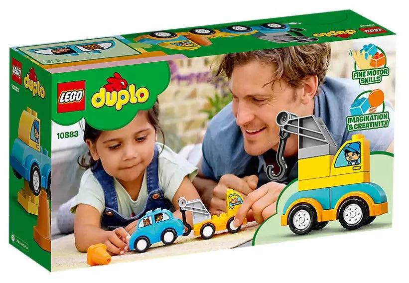 Box Rückseite: LEGO DUPLO 10883 Mein erster Abschleppwagen
