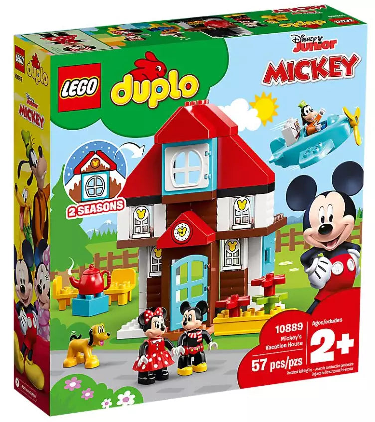Box Rückansicht: LEGO DUPLO 10889 Mickys Ferienhaus