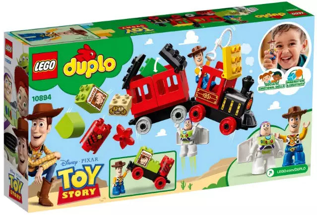 Box Rückansicht: LEGO DUPLO Toy Story 10894 Toy-Story-Zug