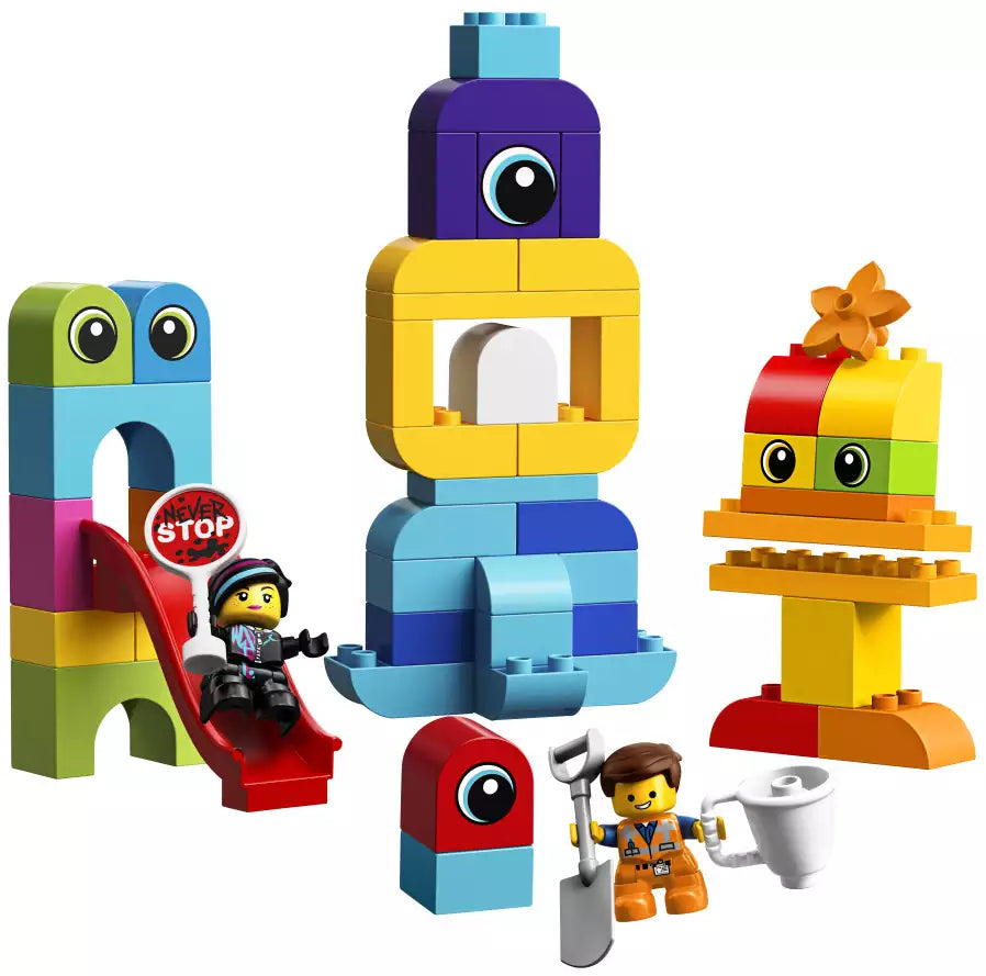 Box Rückansicht: LEGO DUPLO 10895 Besucher vom LEGO® DUPLO® Planeten