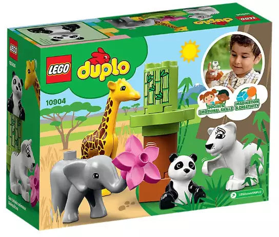 Box Rückansicht: LEGO DUPLO 10904 Süße Tierkinder