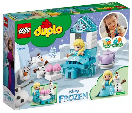 Box Rückansicht: LEGO DUPLO 10920 Elsas und Olafs Eis-Café