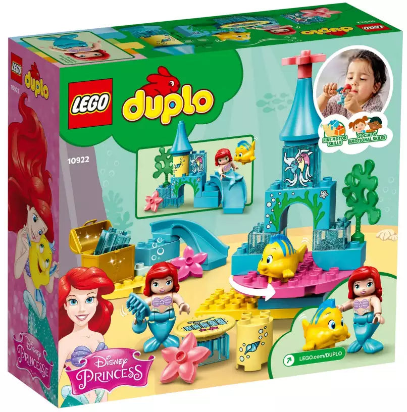 Box Rückansicht: LEGO DUPLO 10922 Arielles Unterwasserschloss