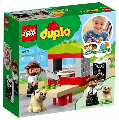 Box Rückansicht: LEGO DUPLO 10927 Pizza-Stand