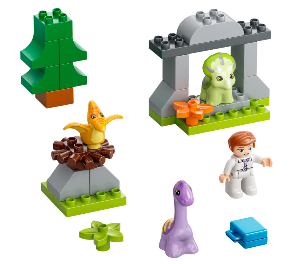 Inhalt: LEGO DUPLO 10938 Dinosaurier Kindergarten