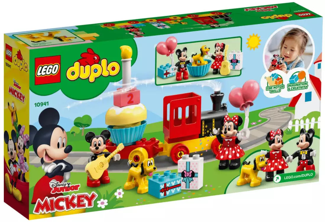 Box Rückansicht: LEGO DUPLO 10941 Mickys und Minnies Geburtstagszug