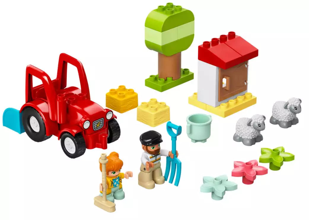 Inhalt: LEGO DUPLO 10950 Traktor und Tierpflege
