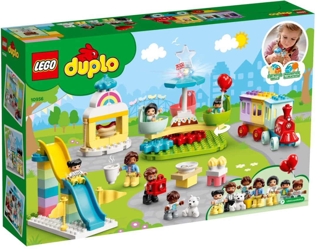 Box Rückansicht: LEGO DUPLO 10956 Erlebnispark