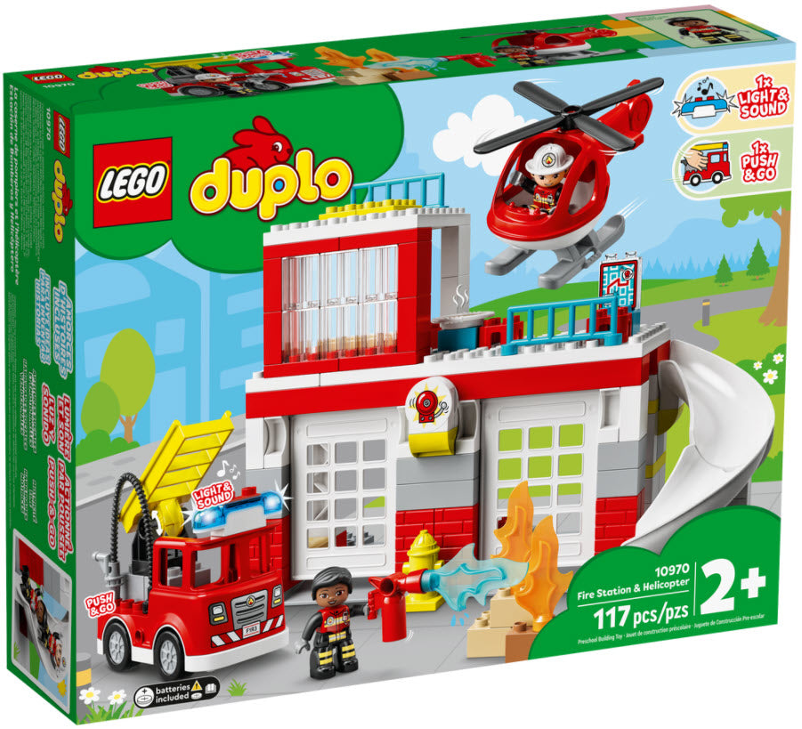 LEGO DUPLO 10970 Feuerwehrwache mit Hubschrauber
