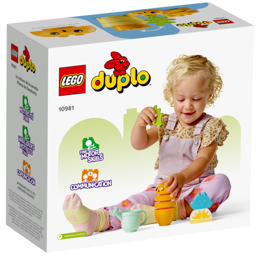 Box Rückseite: LEGO DUPLO 10981 Wachsende Karotte