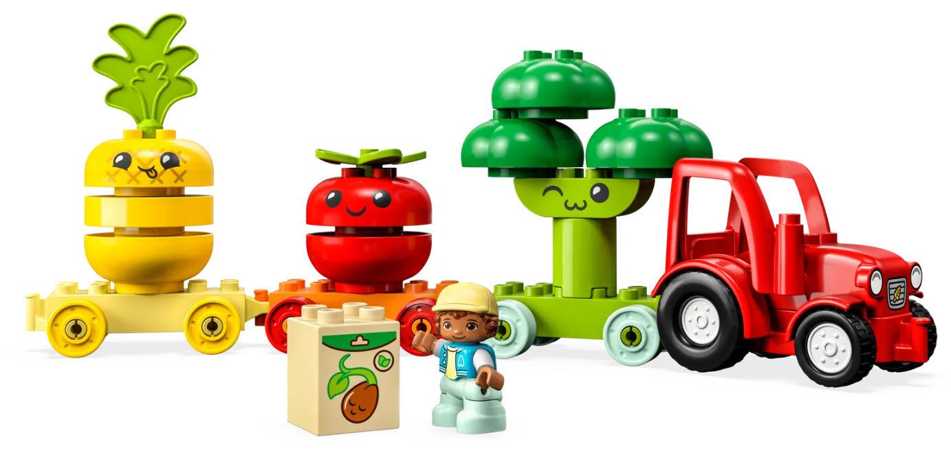 Inhalt: LEGO DUPLO 10982 Obst- und Gemüse-Traktor