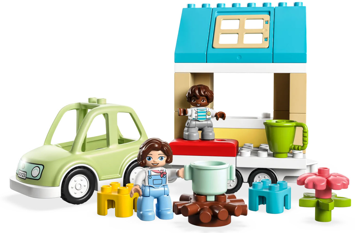 Inhalt: LEGO DUPLO 10986 Zuhause auf Rädern