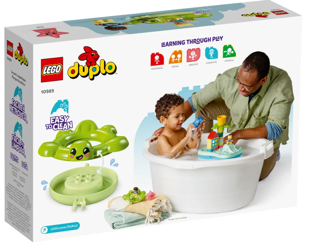 Box Rückseite: LEGO DUPLO 10989 Wasserrutsche