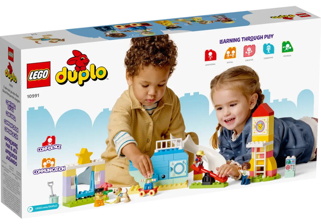 Box Rückseite: LEGO DUPLO 10991 Traumspielplatz