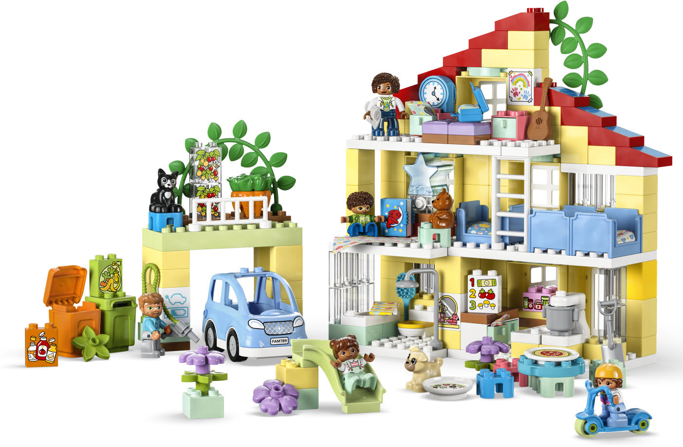 Inhalt: LEGO DUPLO 10994 3-in-1-Familienhaus