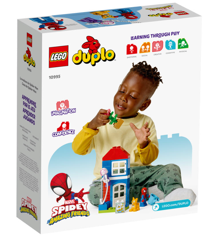 Box Rückseite: LEGO DUPLO 10995 Spider-Mans Haus