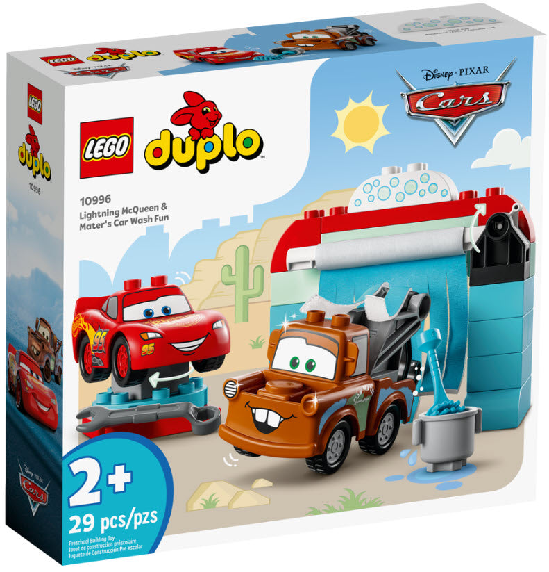 LEGO DUPLO Cars 10996 Lightning McQueen und Mater in der Waschanlage