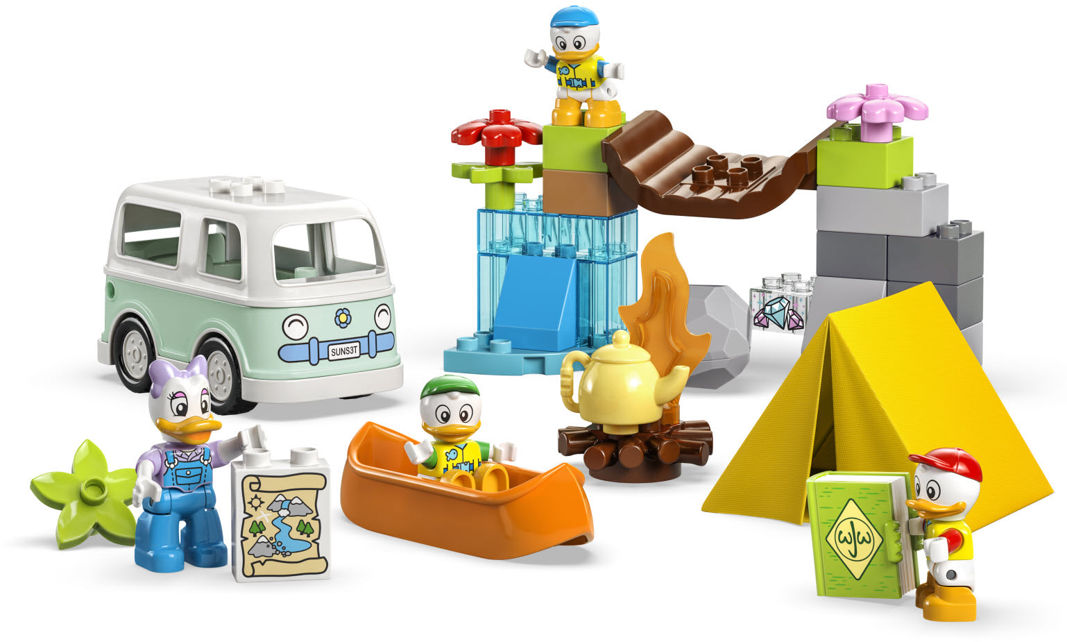 Inhalt: LEGO DUPLO 10997 Camping-Abenteuer