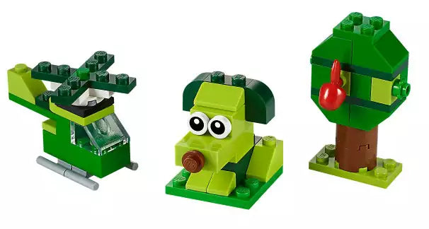 Inhalt: LEGO Classic 11007 Grünes Kreativ-Set