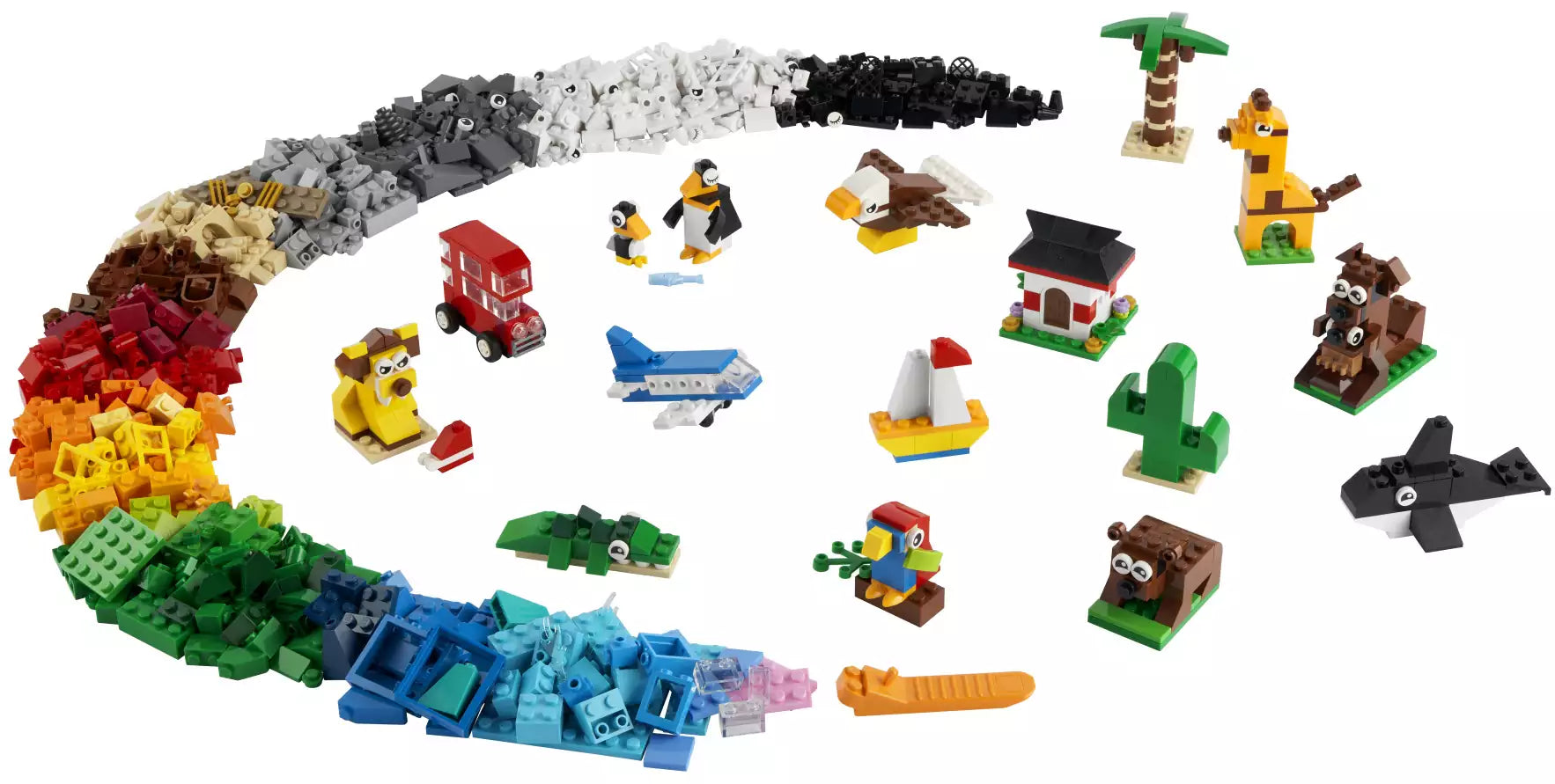 Inhalt: LEGO Classic 11015 Einmal um die Welt
