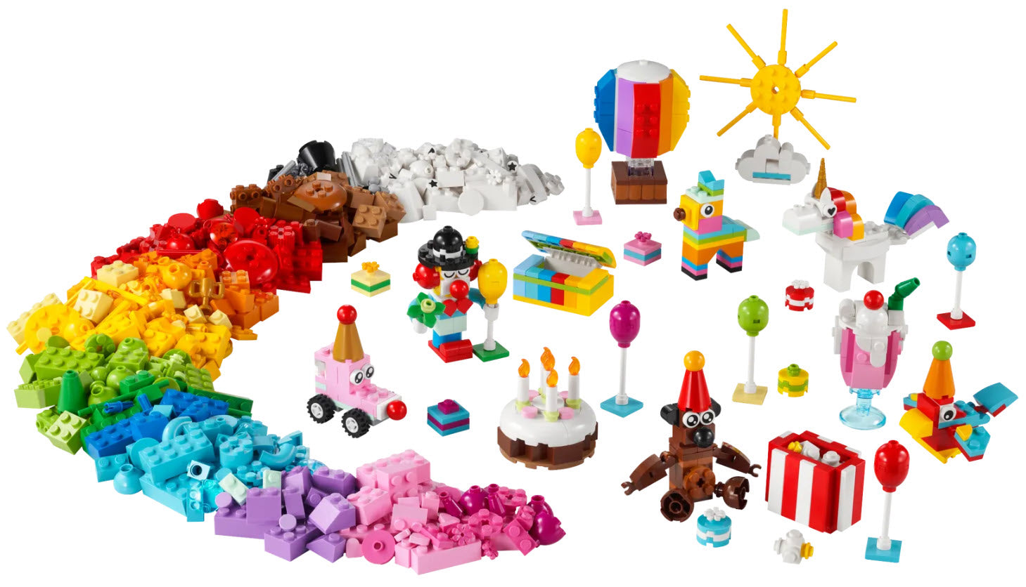 Inhalt: LEGO Classic 11029 Party Kreativ-Bauset