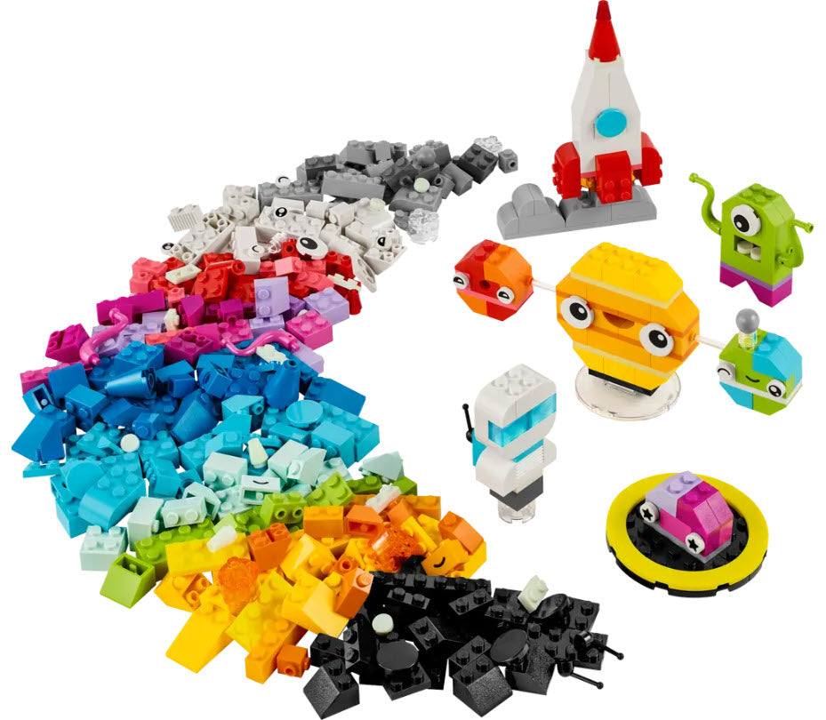 Inhalt: LEGO Classic 11037 Kreative Weltraumplaneten