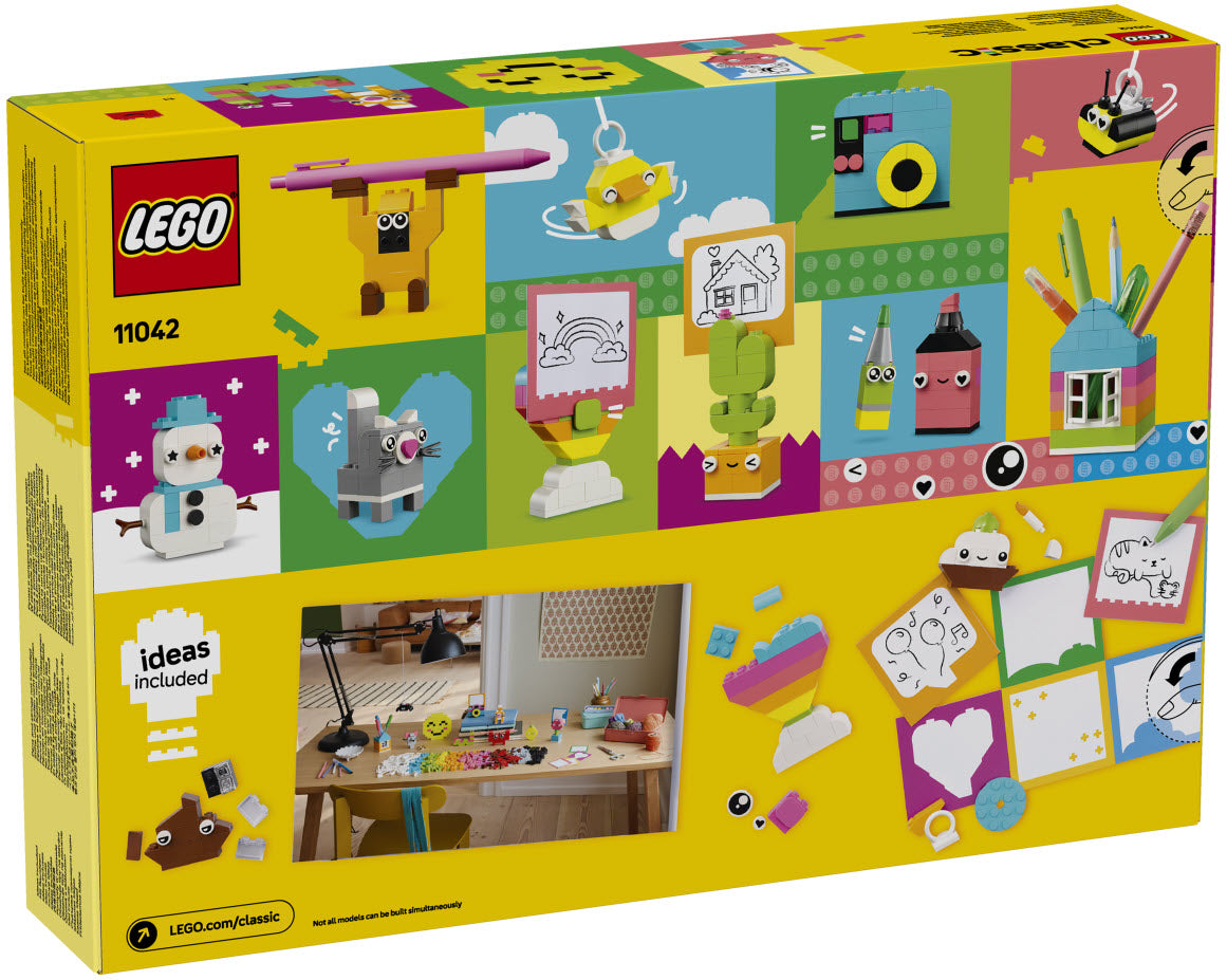 Box Rückseite: LEGO Classic 11042 Kreative Spaßbox
