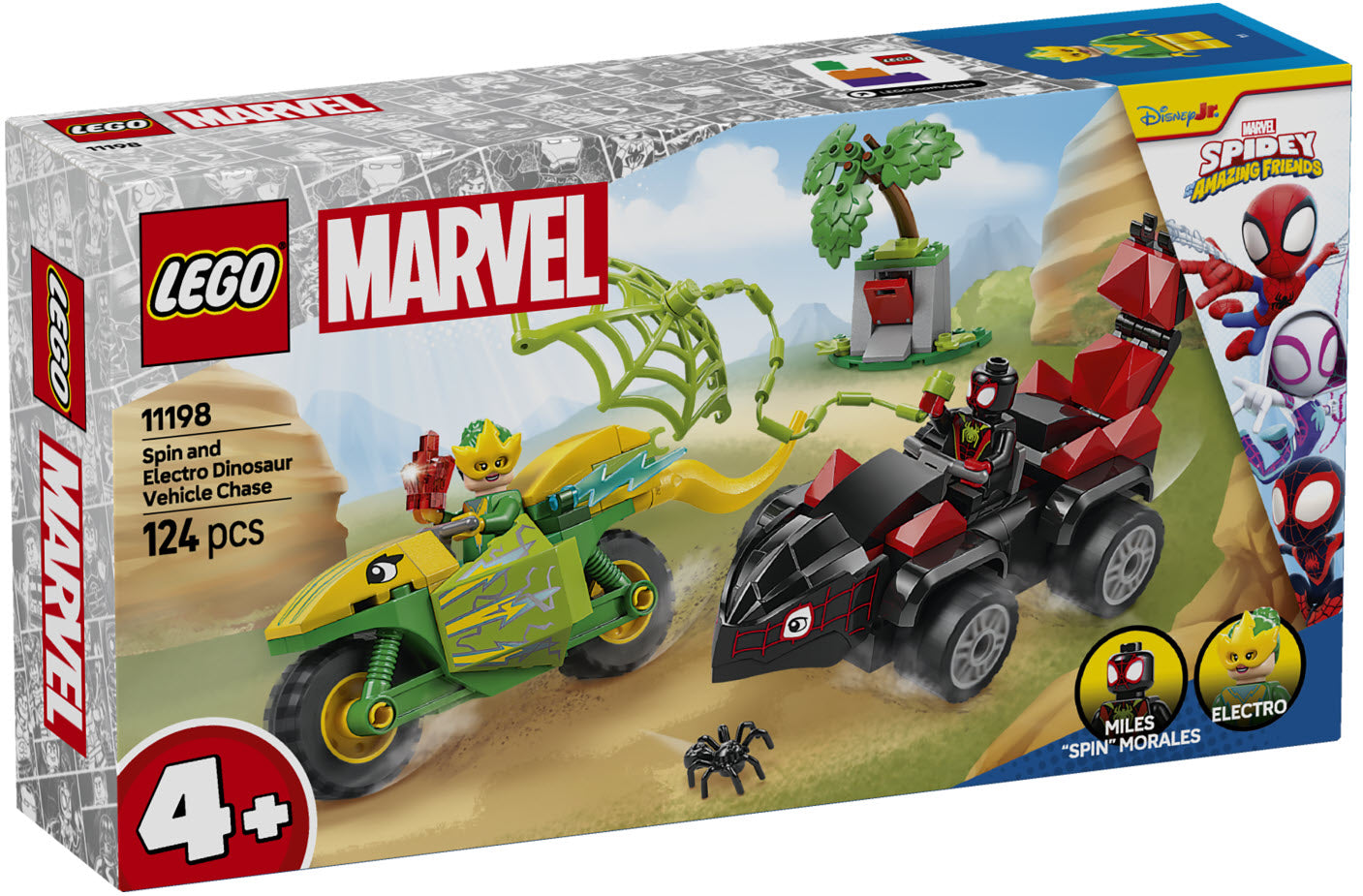 LEGO Super Heroes 11198 Actionspaß mit Spin und Electro in ihren Dino-Flitzern