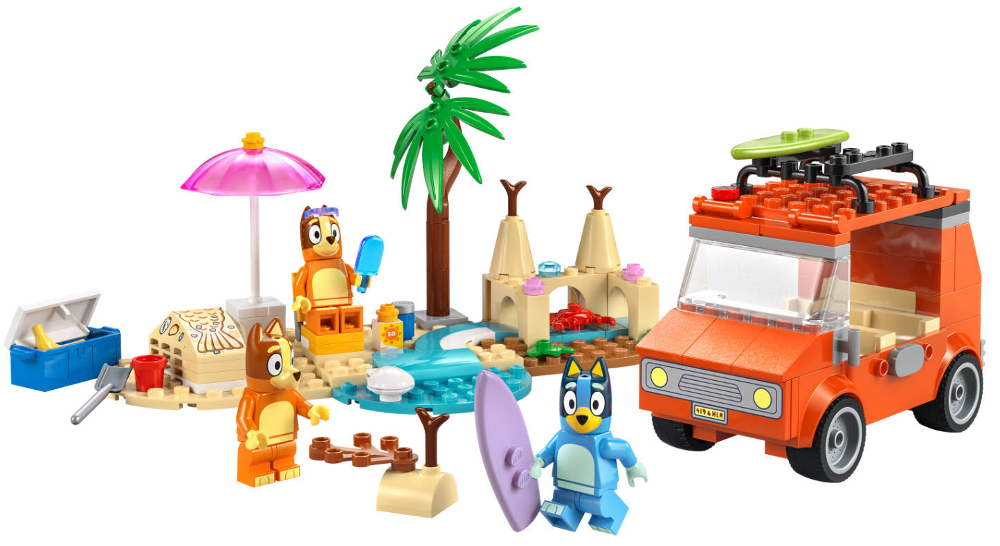Inhalt: LEGO Bluey 11202 Blueys Strandausflug