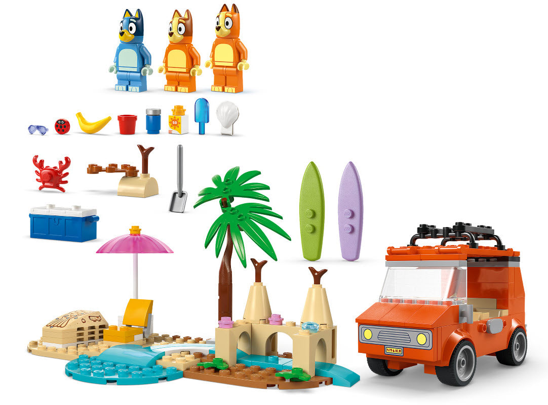 Detail 1: LEGO Bluey 11202 Blueys Strandausflug