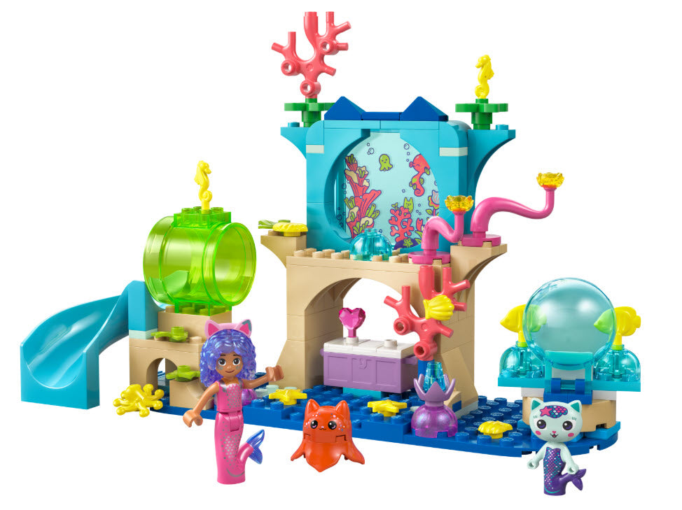 Inhalt: LEGO Gabby's Dollhouse 11204 Meerjungfrau Gabbys Aquarium Abenteuer