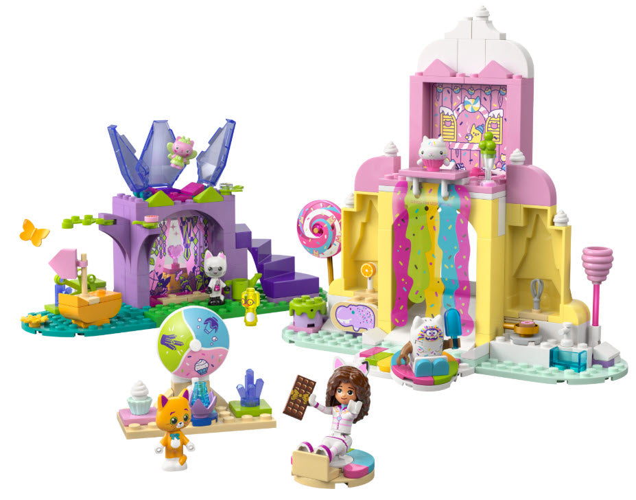 Inhalt: LEGO Gabby's Dollhouse 11205 Zuckerguss-Gebirge und Kätzchen-Garten