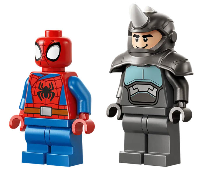 Minifiguren: LEGO Super Heroes 11206 Spidey auf Motorrad vs. Rhino