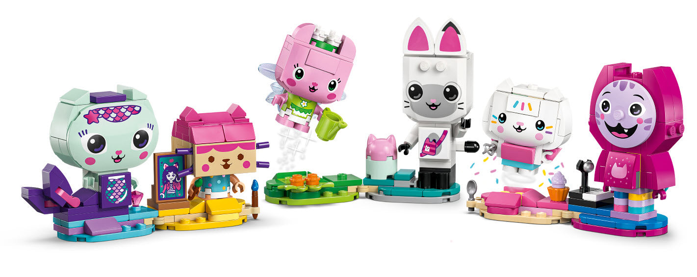 Minifiguren: LEGO Gabby's Dollhouse 11215 Gabbys Katzenfreunde aus LEGO Steinen
