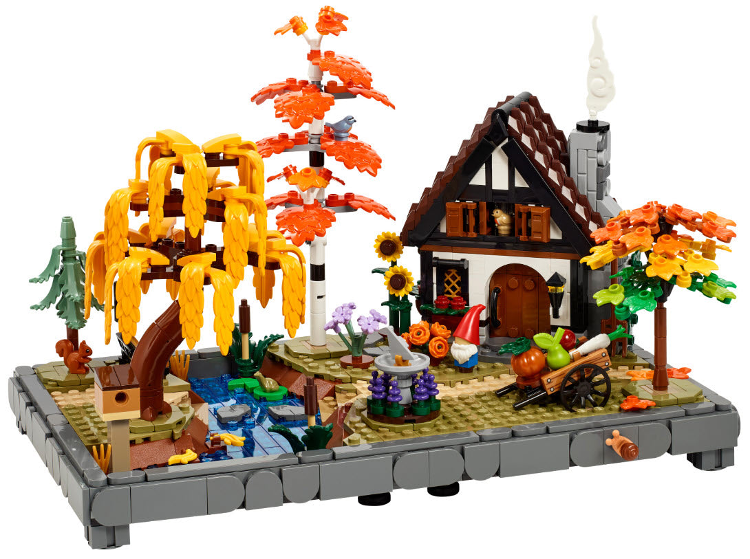 Inhalt: LEGO Icons 11372 Herbstlicher Landhausgarten