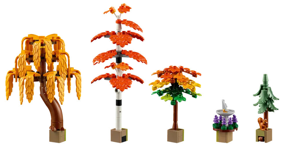 Detail 1: LEGO Icons 11372 Herbstlicher Landhausgarten
