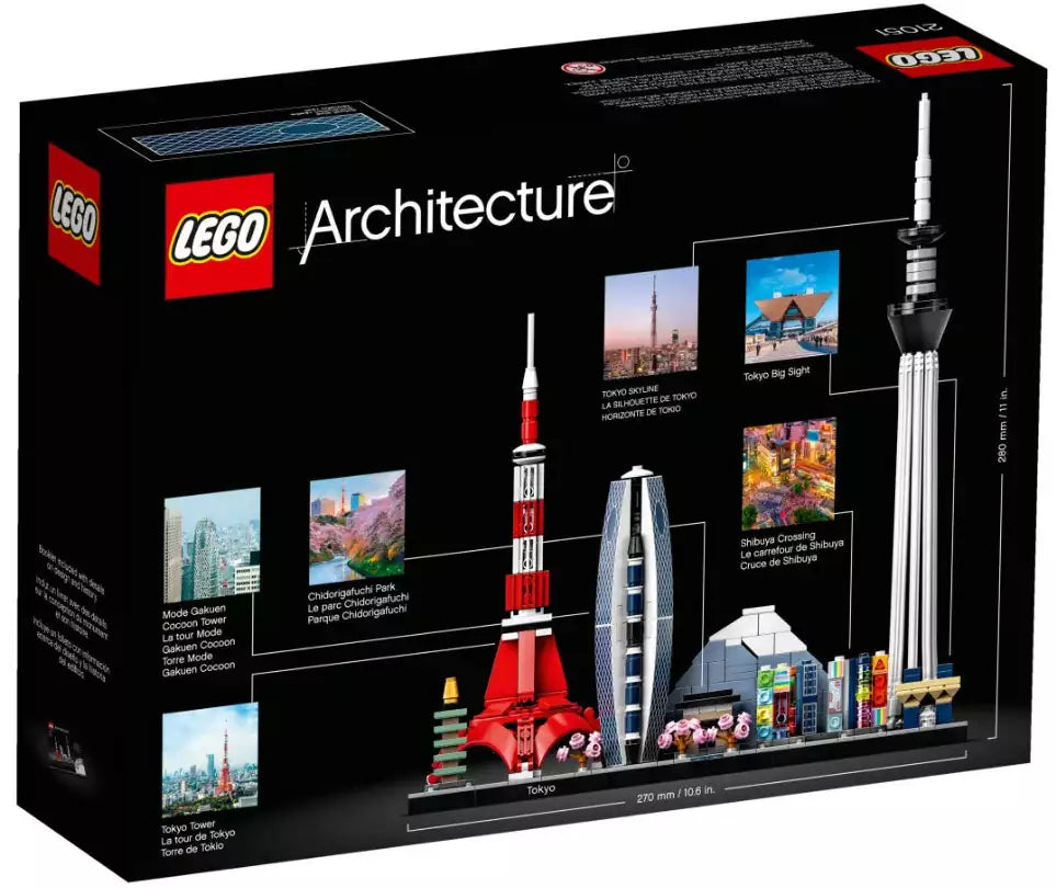 Box Rückansicht: LEGO Architecture 21051 Tokio