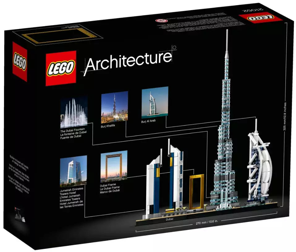 Box Rückansicht: LEGO Architecture 21052 Dubai